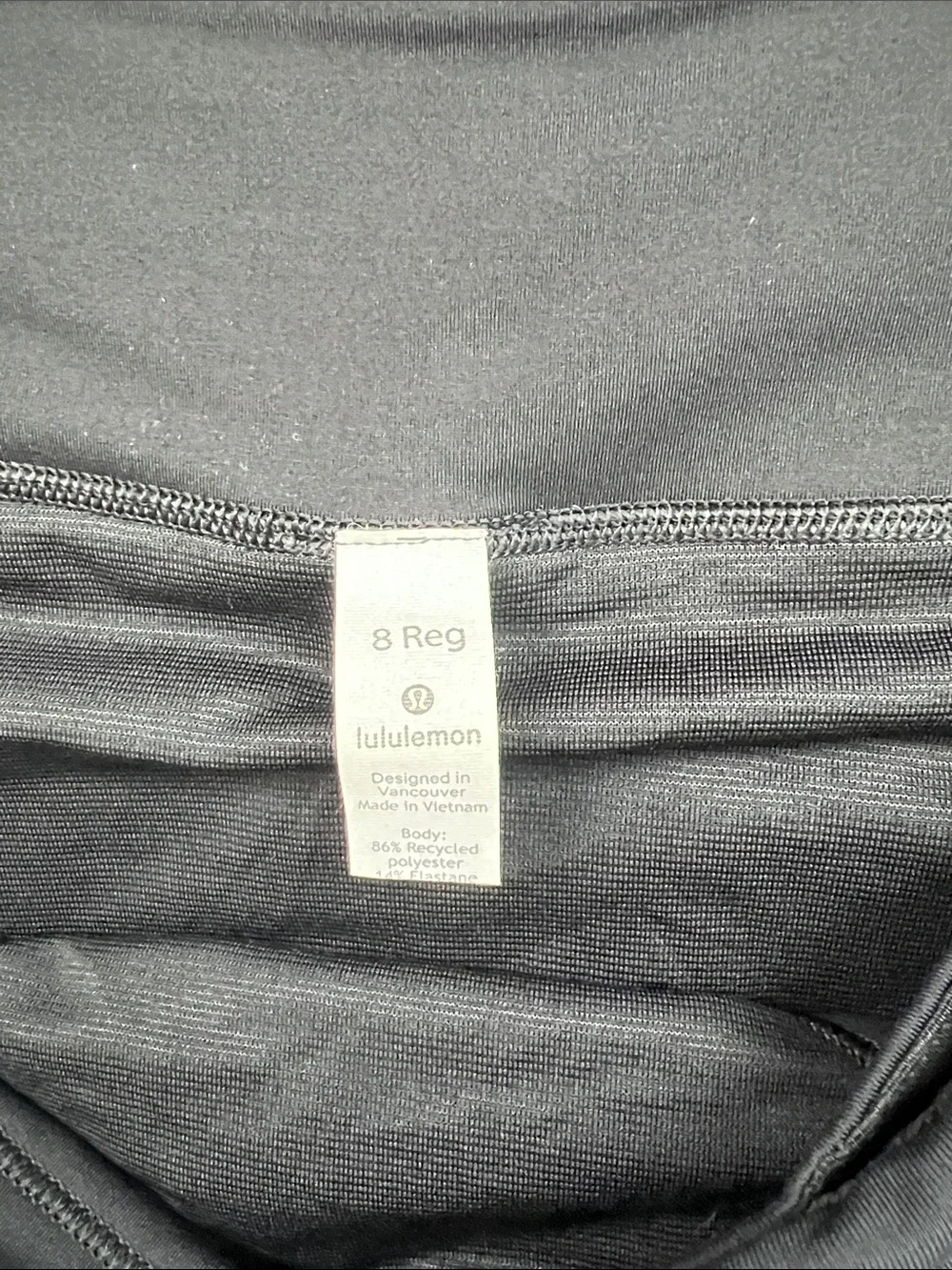 lululemon athletica Black Layered Athletic Running Shorts